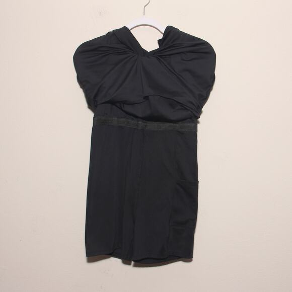 Gapfit Black One-Piece Active Tank Dress/Shorts Size Medium Shelf Bra - Picture 8 of 11